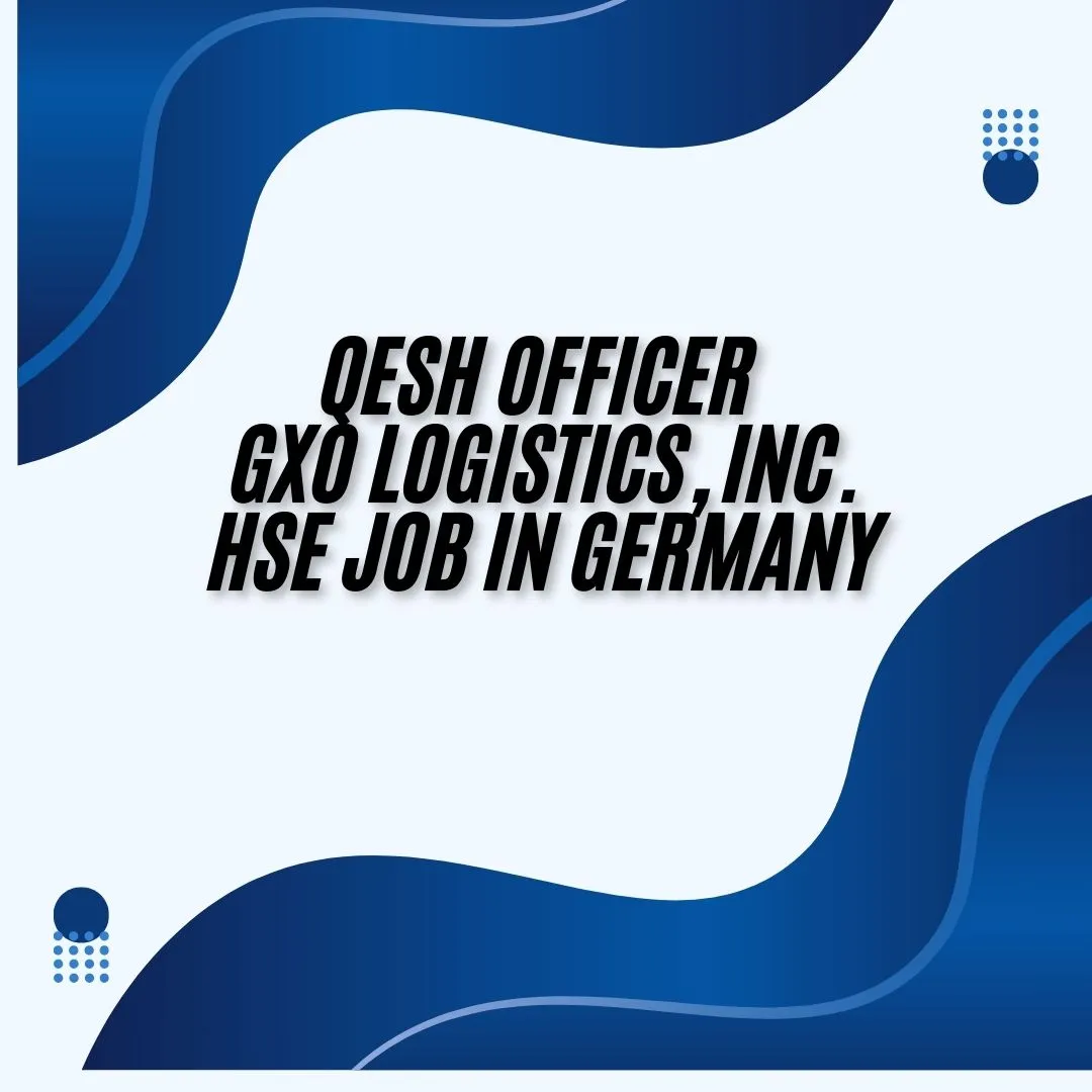 Join GXO as a QESH Officer in Germany! Drive compliance, safety, and excellence in HSE management. Apply now for a rewarding role in Europe!