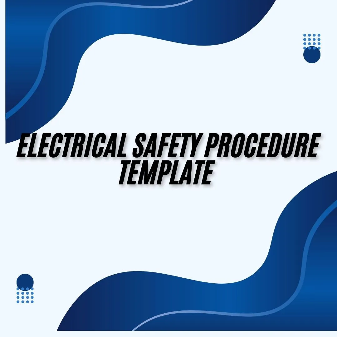 Electrical Safety Procedure Template