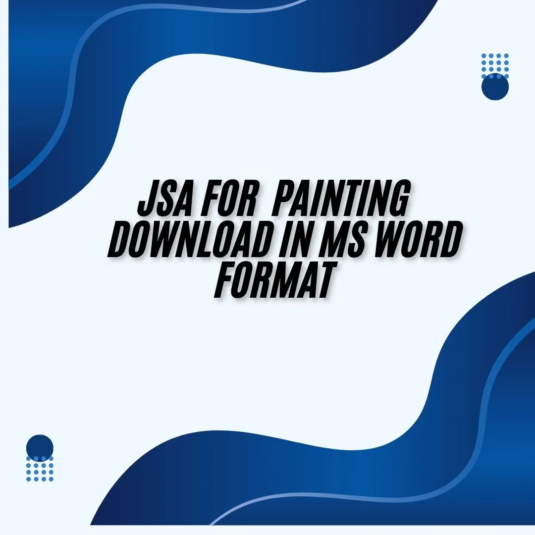 JSA for Painting